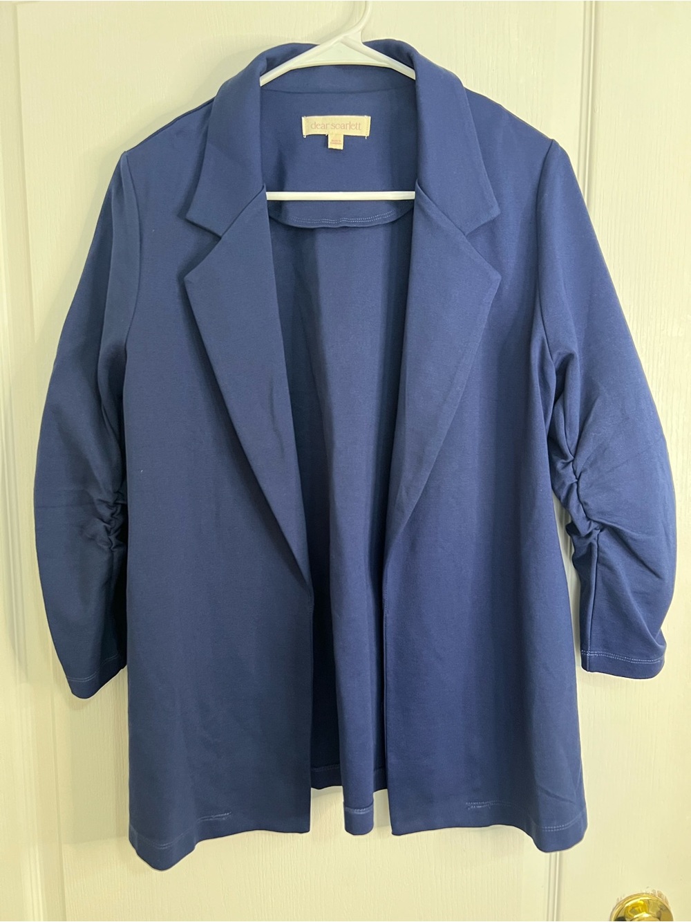 Scarlett Women's Open-Front Blue Blazer Jacket size M - Picture 6 of 15
